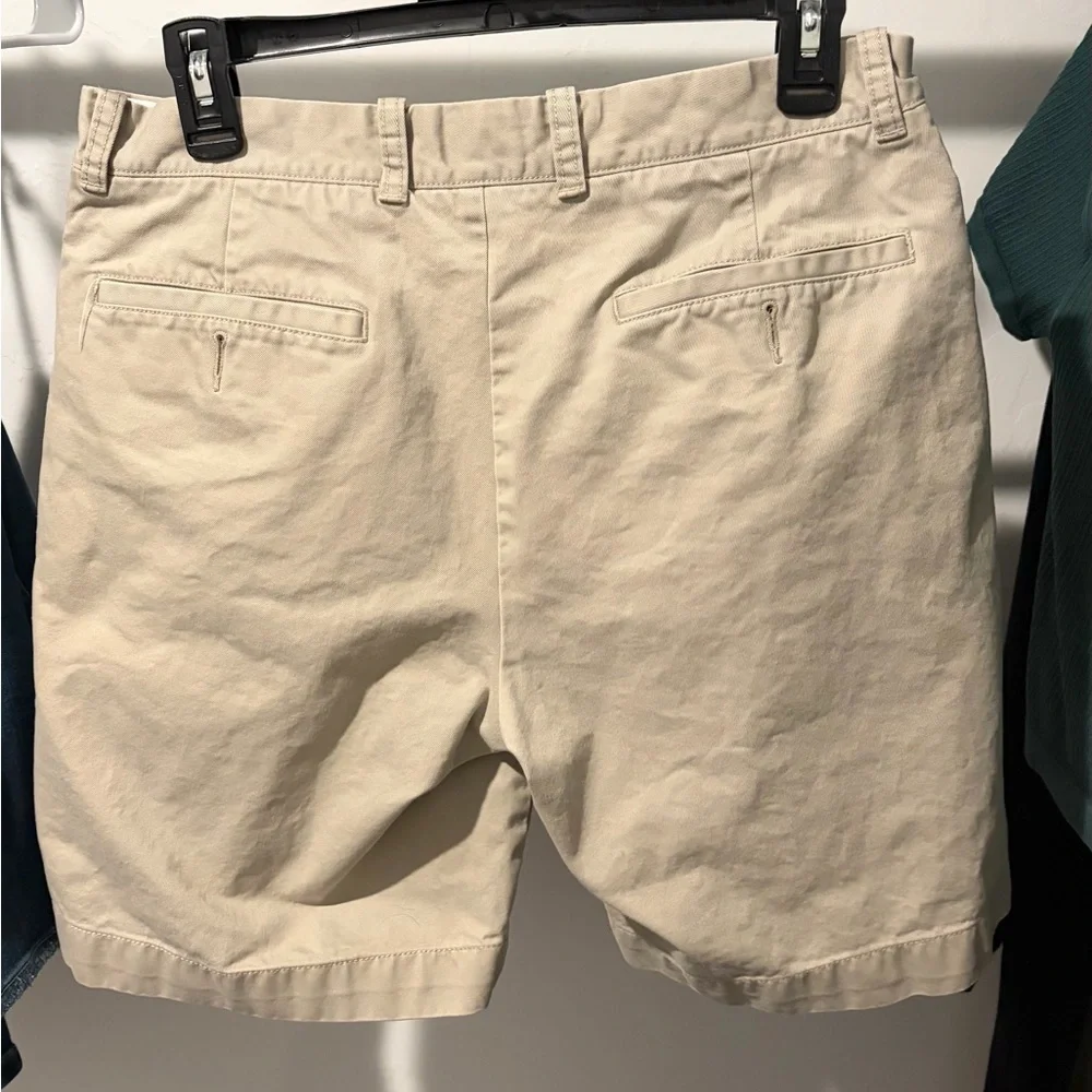 J. Crew Men's Khaki Flat Front Shorts